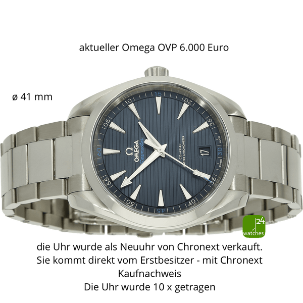 Omega Aqua Terra 41  liegend