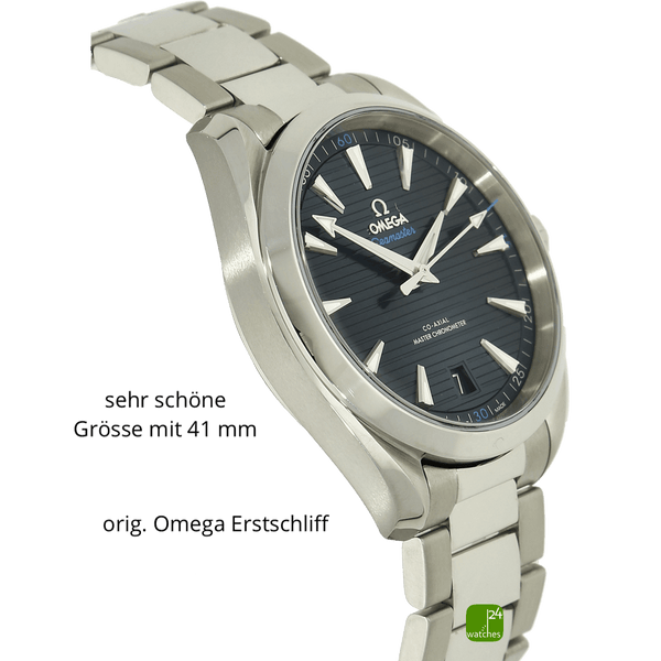 Omega Aqua Terra 41 Gehaeuse links