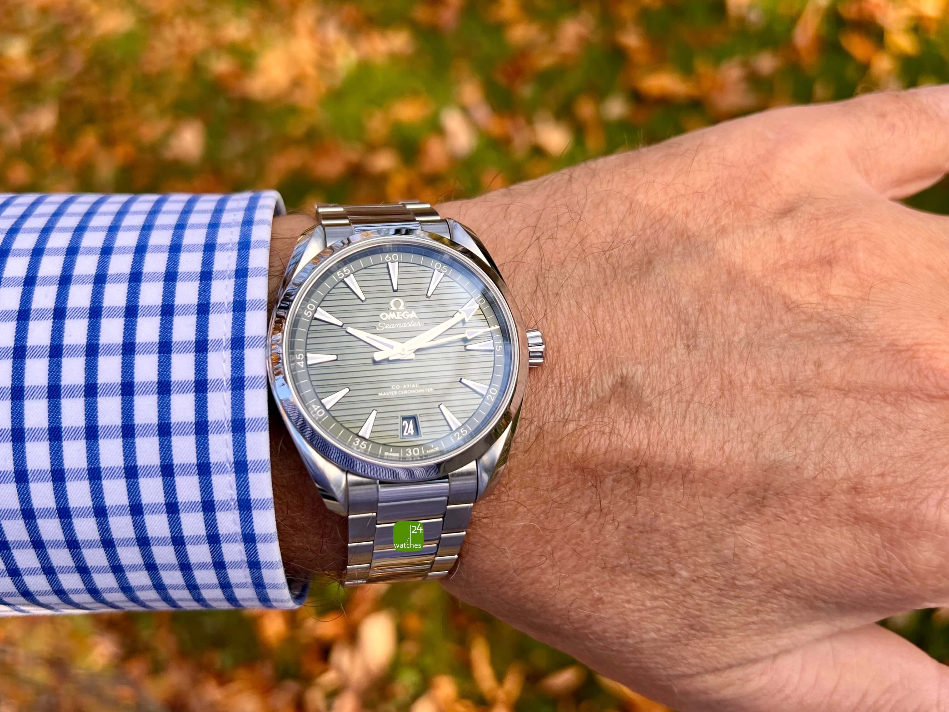 Omega Aqua Terra Seamaster  41 Grün full Set