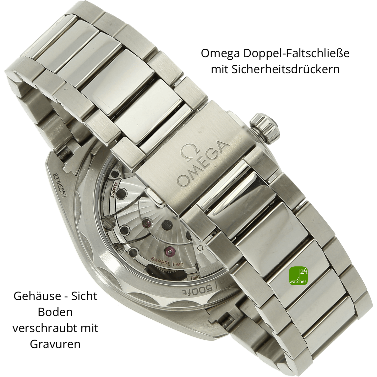 Seamaster Aqua Terra gruen Schiesse zu