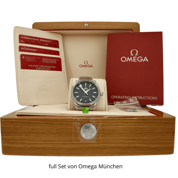 Seamaster Aqua Terra gruen mit Papieren