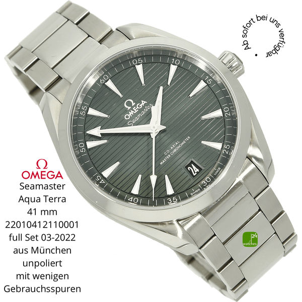 Seamaster Aqua Terra gruen halb liegend