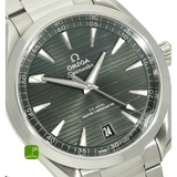 Seamaster Aqua Terra gruen Zifferblatt