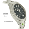 Seamaster Aqua Terra gruen Gehaeuse links