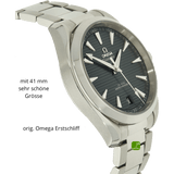 Seamaster Aqua Terra gruen Gehaeuse links