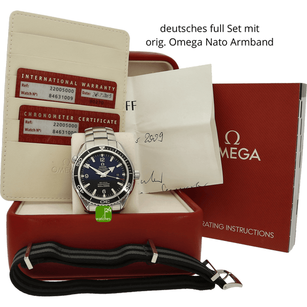 Omega Seamaster Planet Ocean mit Papieren