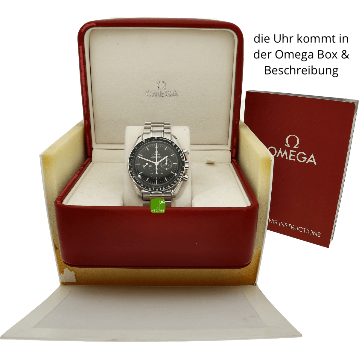 Omega Speedmaster Moonwatch gebraucht in der Box