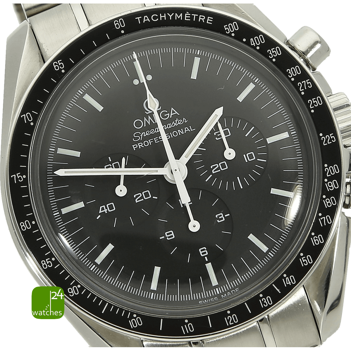 gebrauchte Omega Speedmaster Moonwatch Zifferblatt