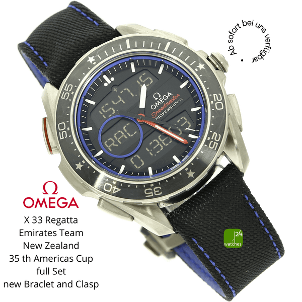 Omega Regatta x 33 Emirates halb liegend