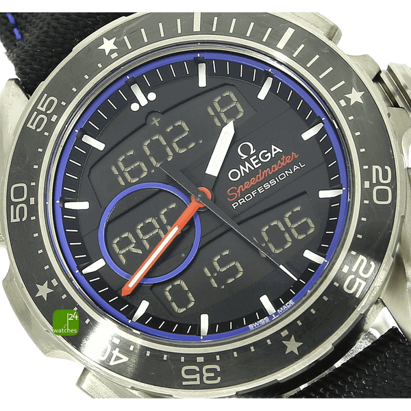 Omega Regatta x 33 Emirates Zifferblatt