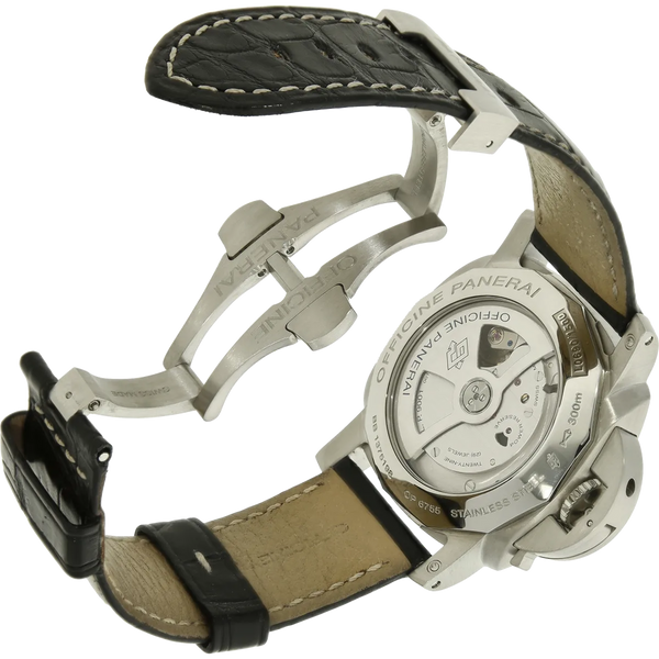 Panerai Luminor GMT Pam 320 Schliesse offen 