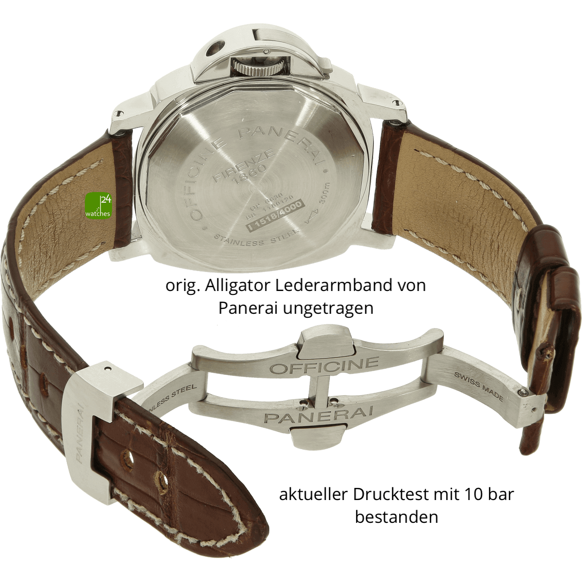 Panerai Luminor PAM 00104 Schiesse offen 