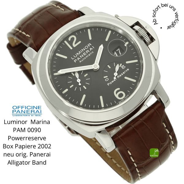 Panerai Luminor Marina Powerreserve halb liegend