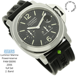 Luminor Marina Powerreserve halb liegend