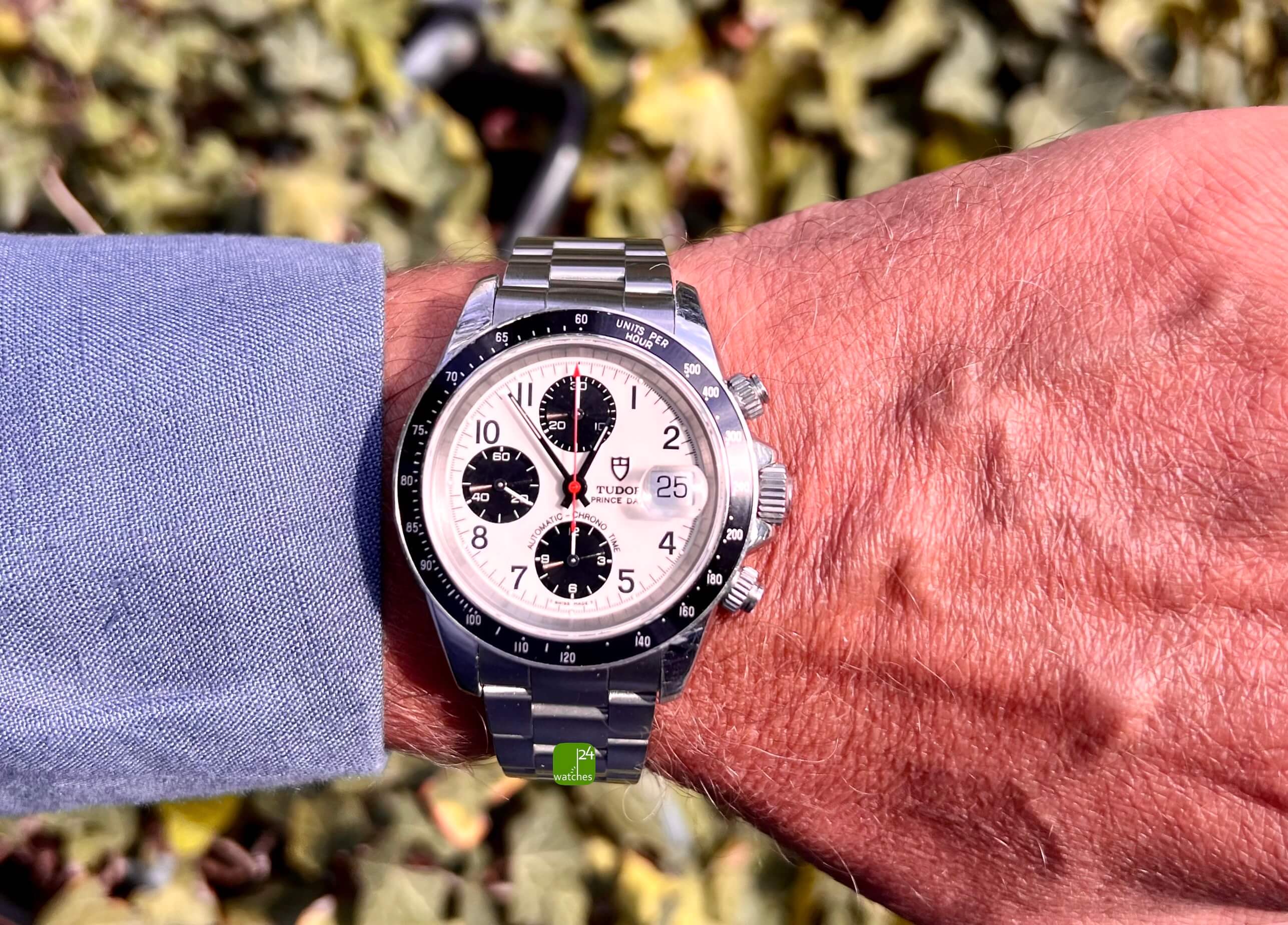Tudor Prince Date Chrono am Arm