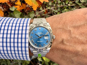 Datejust 41 azzuro jubilee am Arm