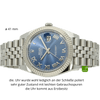 Datejust 41 azzuro jubilee liegend