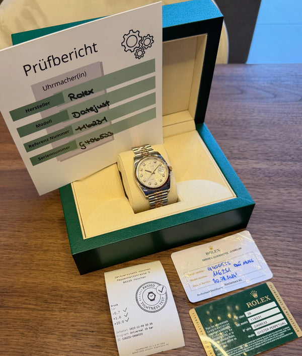 Rolex Datejust 116231 Dia it Papieren 