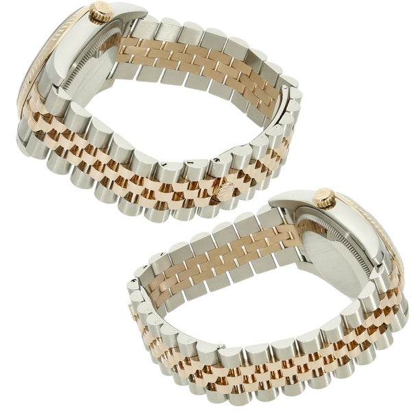 Rolex Datejust 116231 Dia Armband links rechts 