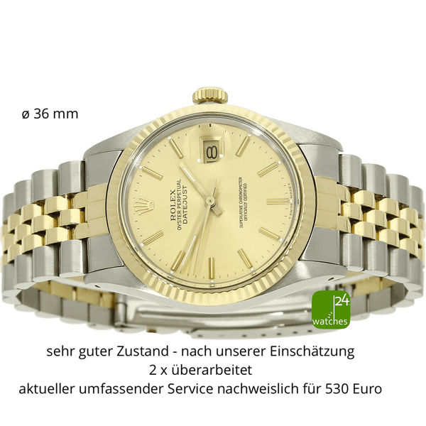 rolex datejust 16013  liegend