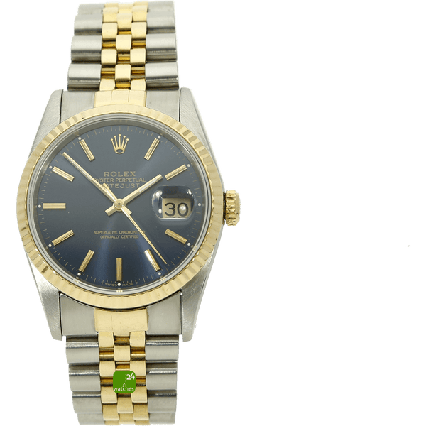 Rolex Datejust 36 16233 blau stehend