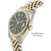 Rolex Datejust 36 16233 blau Gehaeuse links