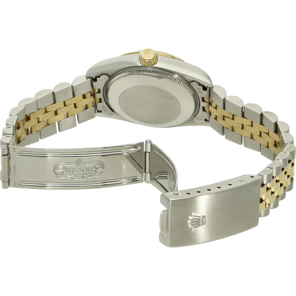 Rolex Datejust 31 mm weiss 68273 Schliesse offen