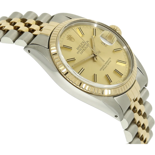 rolex 6013 stahl gold Gehaeuse links 