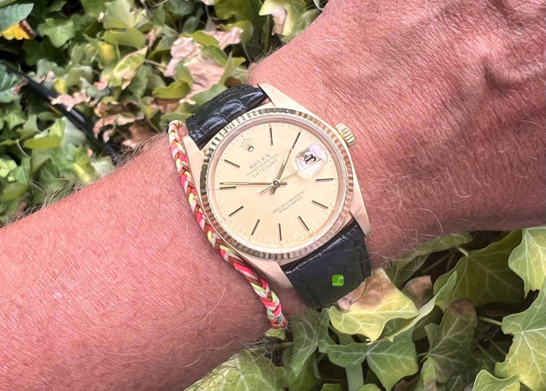 Rolex DateJust 36 mm Gold aus 1980 16018 –