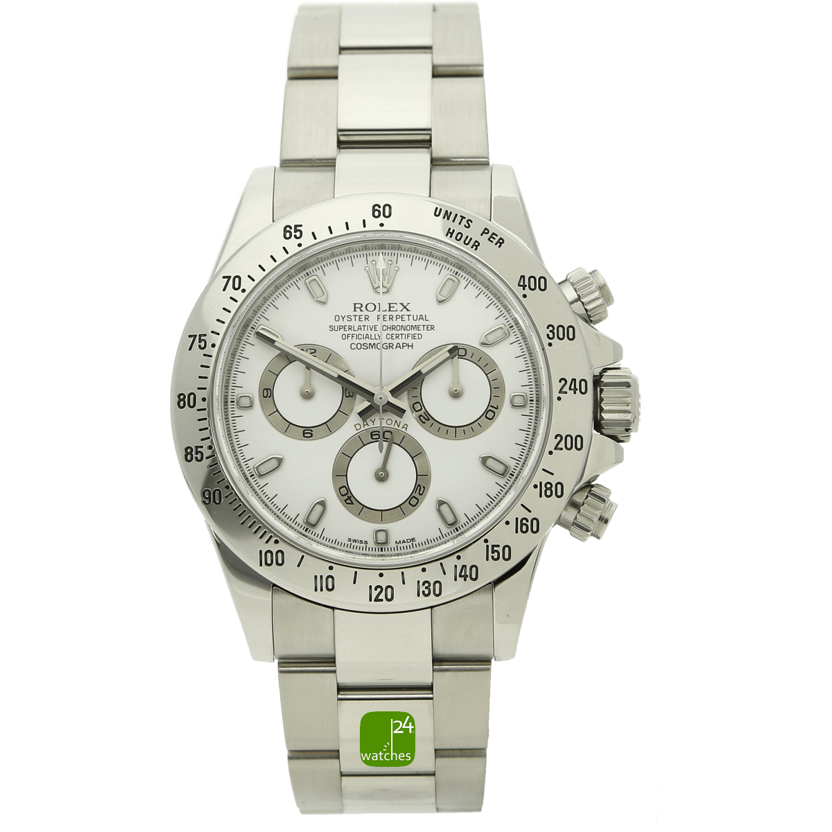 Rolex Daytona Stahl 116520 stehend
