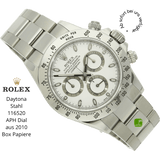 Rolex Daytona Stahl 116520 halb liegend