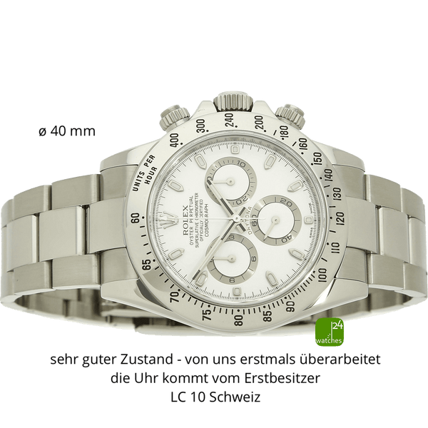 Rolex Daytona Stahl 116520 liegend