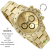 Rolex Zenith Daytona Gold halb liegend