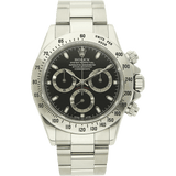 Rolex Daytona 116520 schwarz stehend
