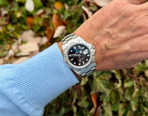 Rolex Explorer II 16570 am Arm 