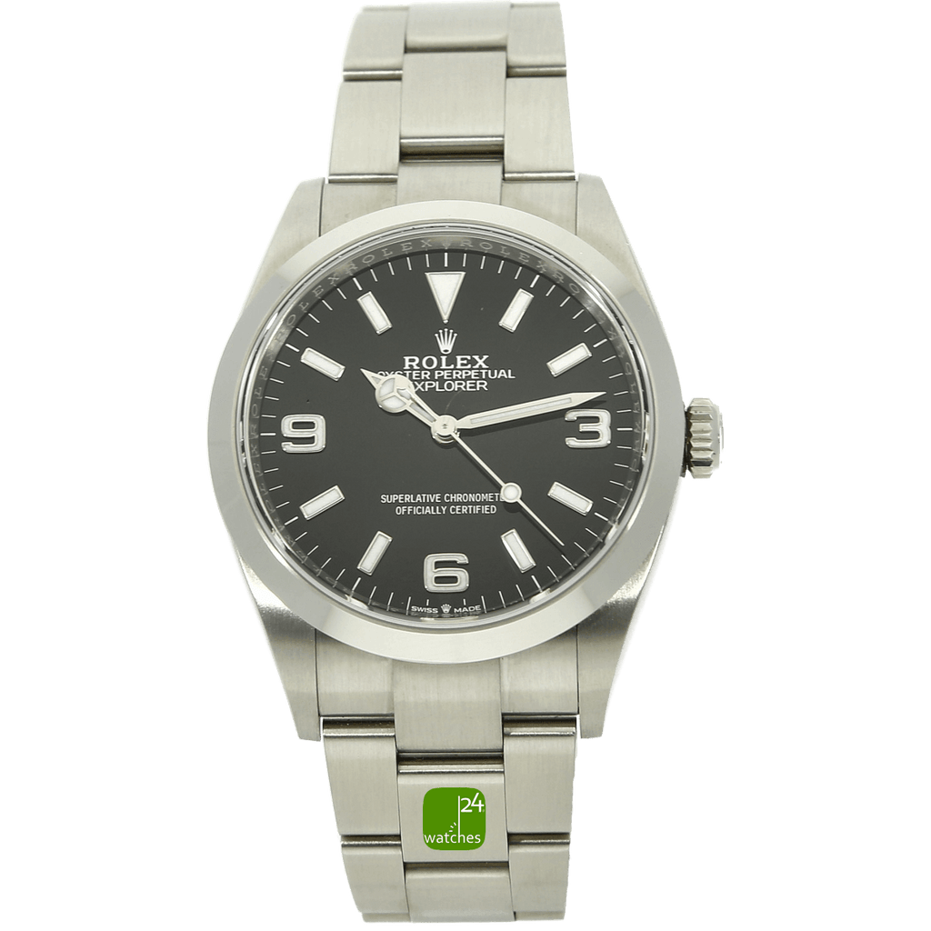 rolex explorer 1 gebraucht 124270 stehend