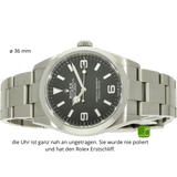 gebrauchte rolex explorer 124270 liegend