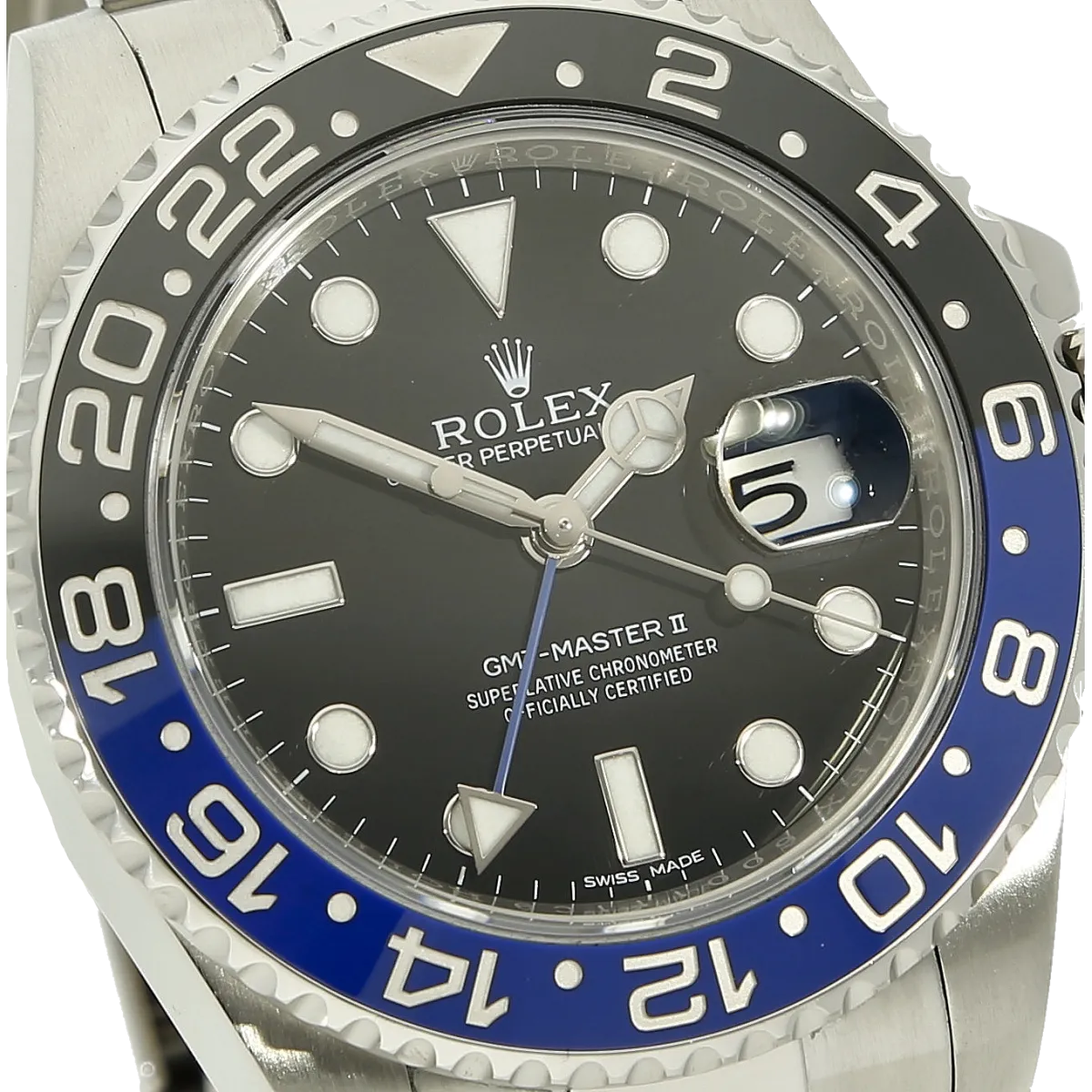 Rolex GMT Batmen Zifferblatt 