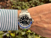 Rolex GMT Master Batman am Arm 