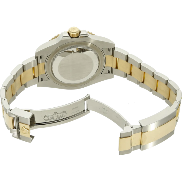 Rolex GMT Stahl Gold 116713 Schliesse offen 