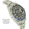 Rolex GMT Batman neu Gehaeuse links