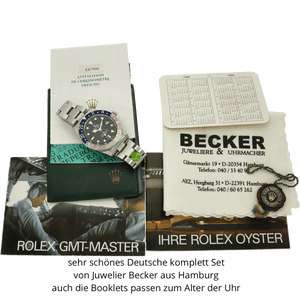 Rolex GMT 16750 Pepsi mit Papieren