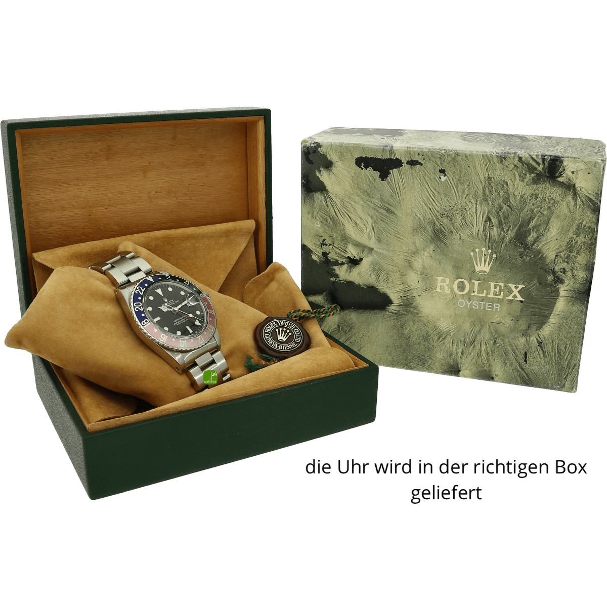 Rolex GMT 16750 Pepsi in der Box