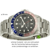 Rolex GMT 16750 Pepsi liegend