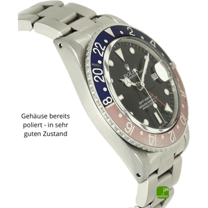 Rolex GMT 16750 Pepsi Gehaeuse links