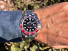 Rolex GMT Pepsi neu am Arm 