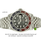 Rolex GMT Pepsi neu liegend