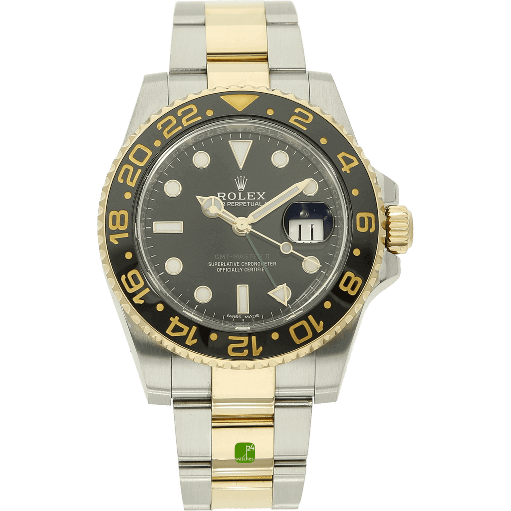 Rolex GMT 116173 Stahl Gold stehend