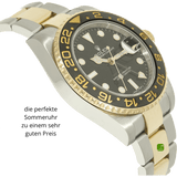 Rolex GMT 116173 Stahl Gold Gehaeuse links 