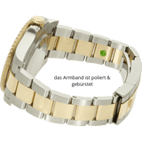 Rolex GMT 116173 Stahl Gold Armband links 